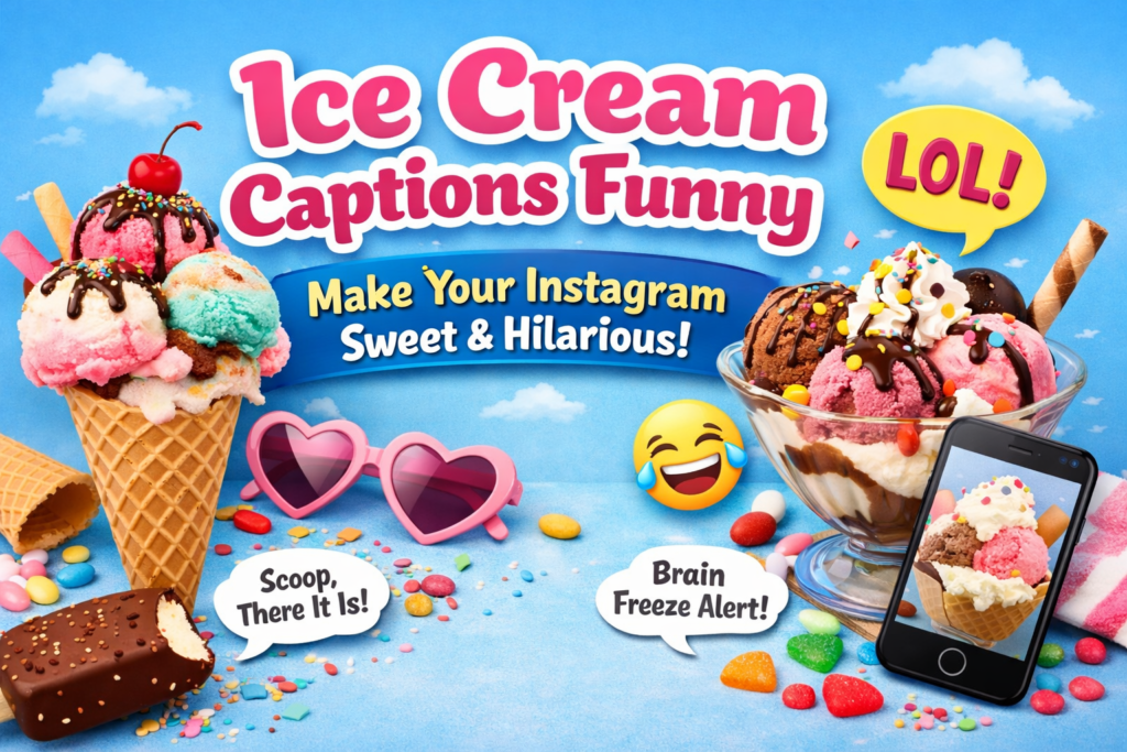 Funny Ice Cream Captions