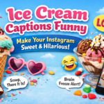 Funny Ice Cream Captions for Instagram & Social Media Posts
