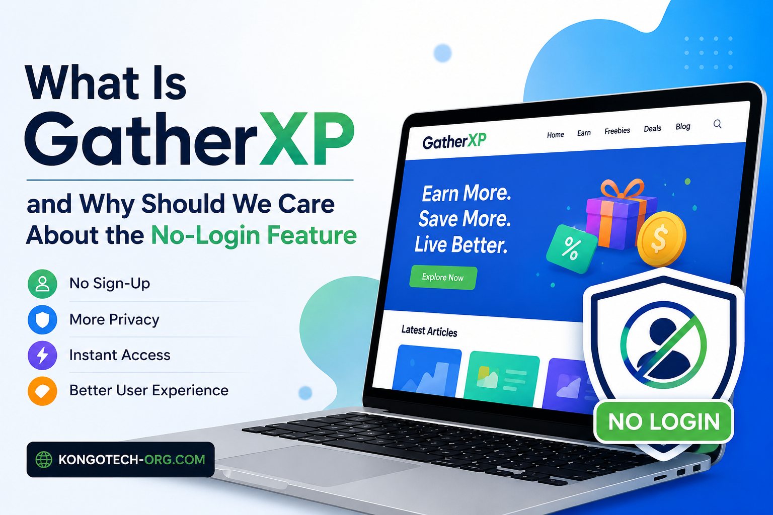GatherXP Without Login: The Smart Way to Grow with Real Followers on KongoTech